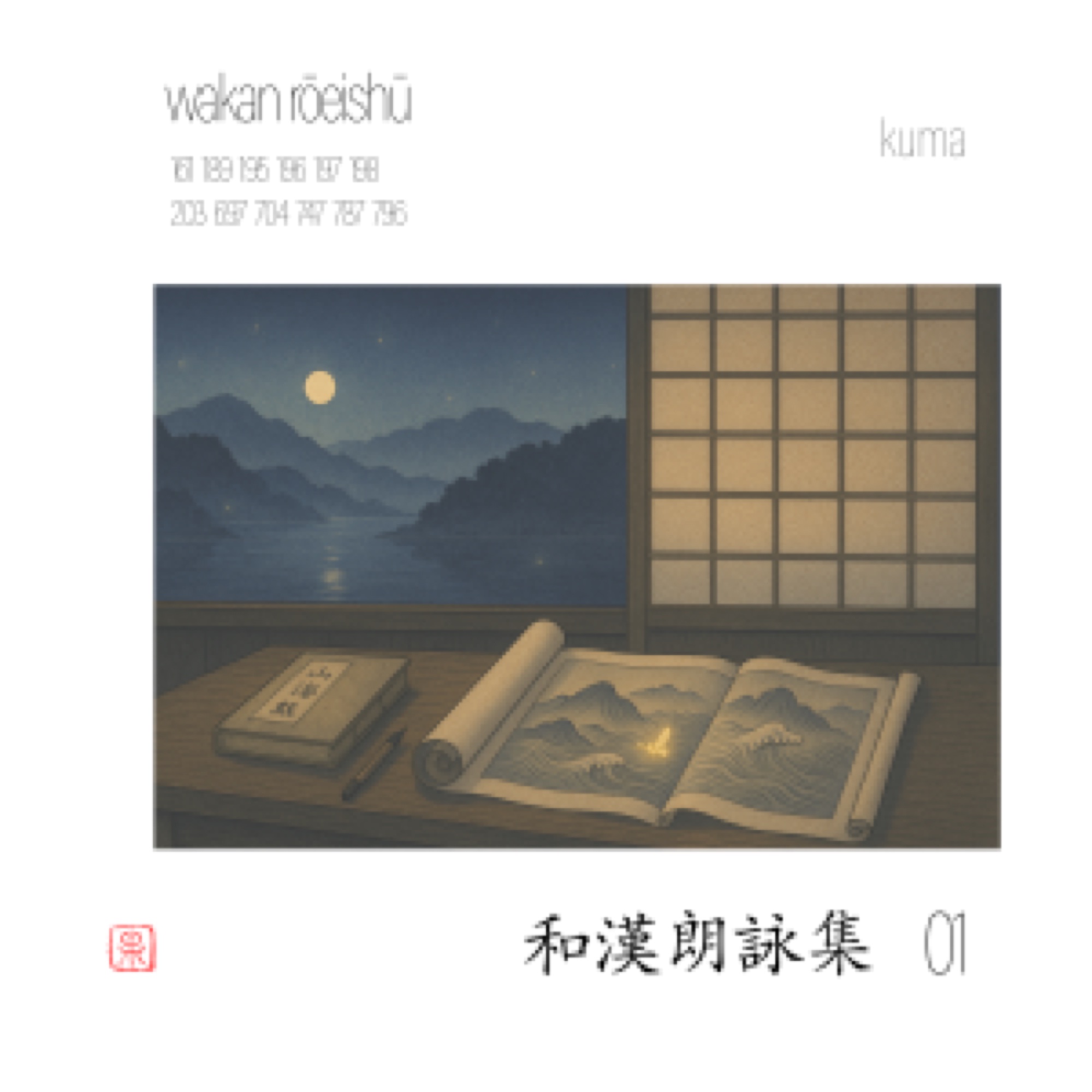 和漢朗詠集 wakan roeishu 01